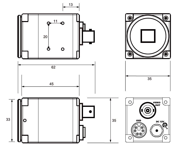 Unice CA312B camera